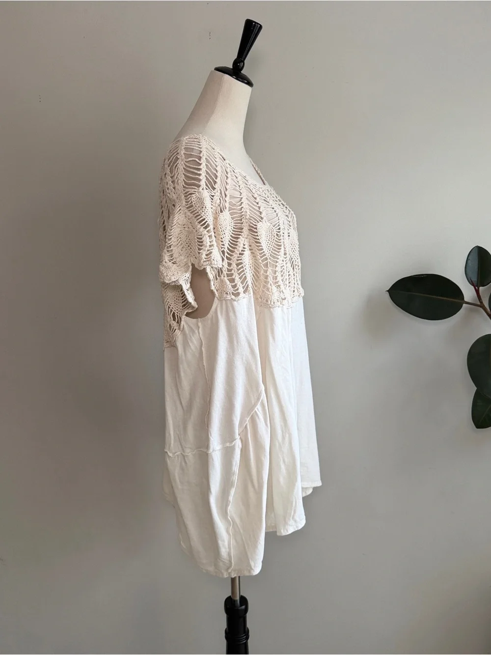 FREE PEOPLE Sweet Sun Oversized Tunic Top M